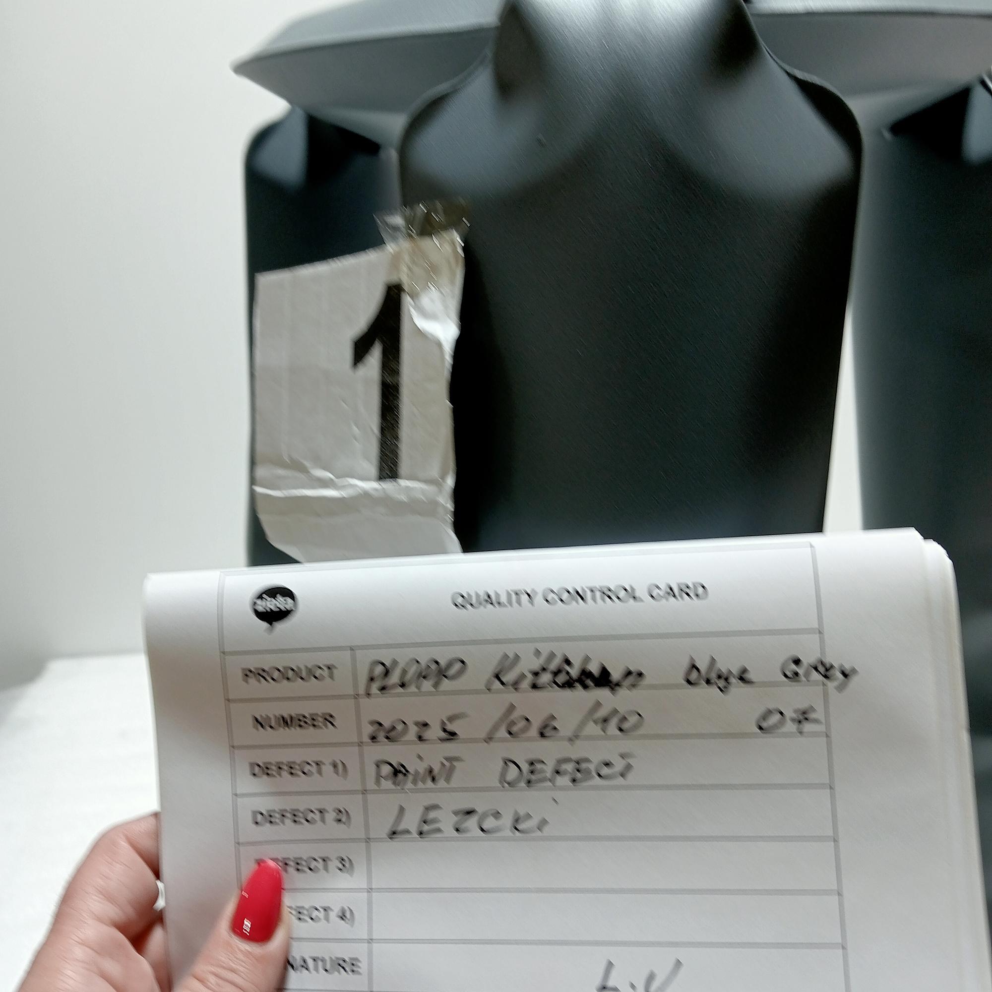 Plopp Küchenhocker Stahl Blau Grau Matt 2