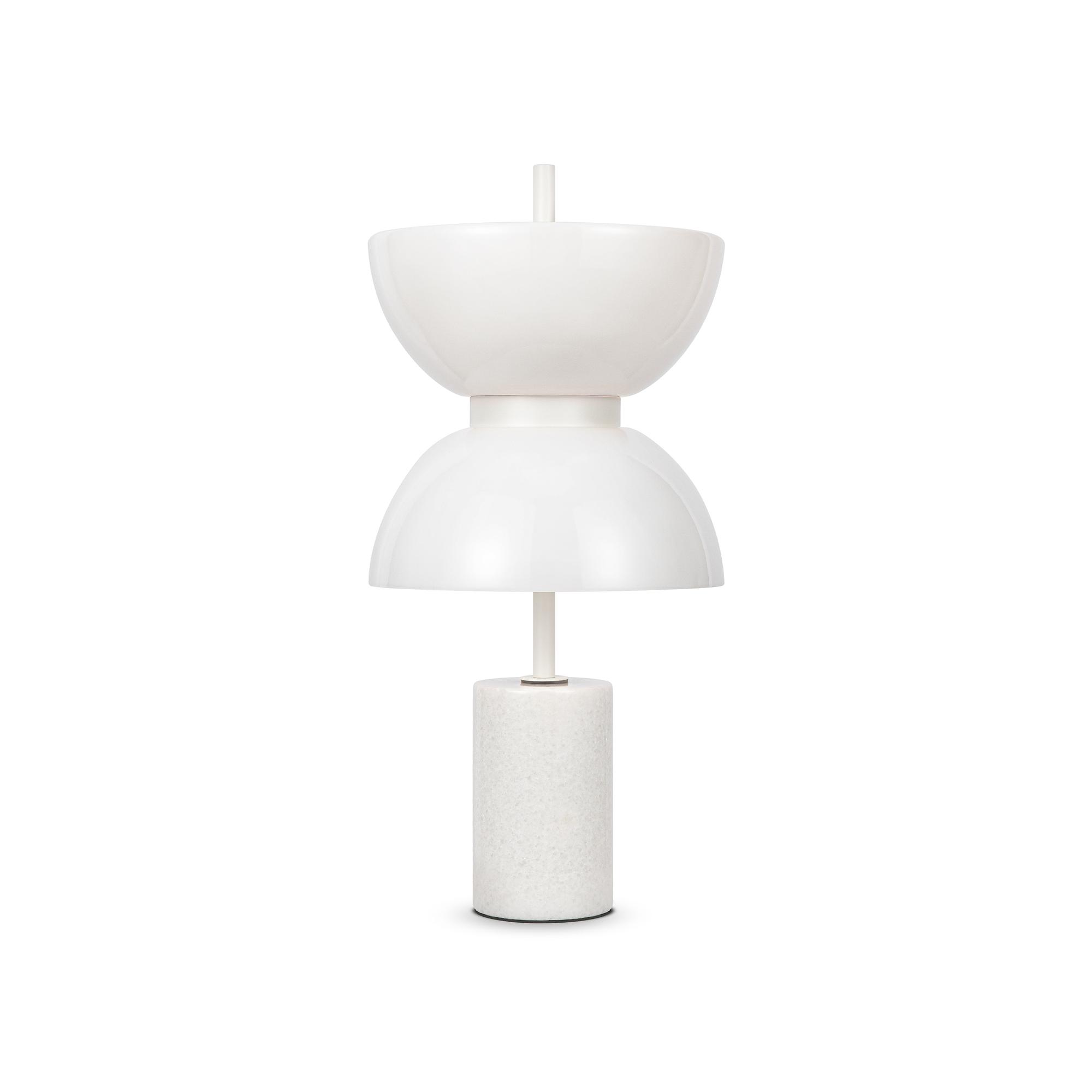 Kyoto Table Lamp Marble White Ø 22cm 2
