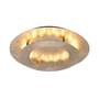 LED Deckenleuchte Metall Gold 1