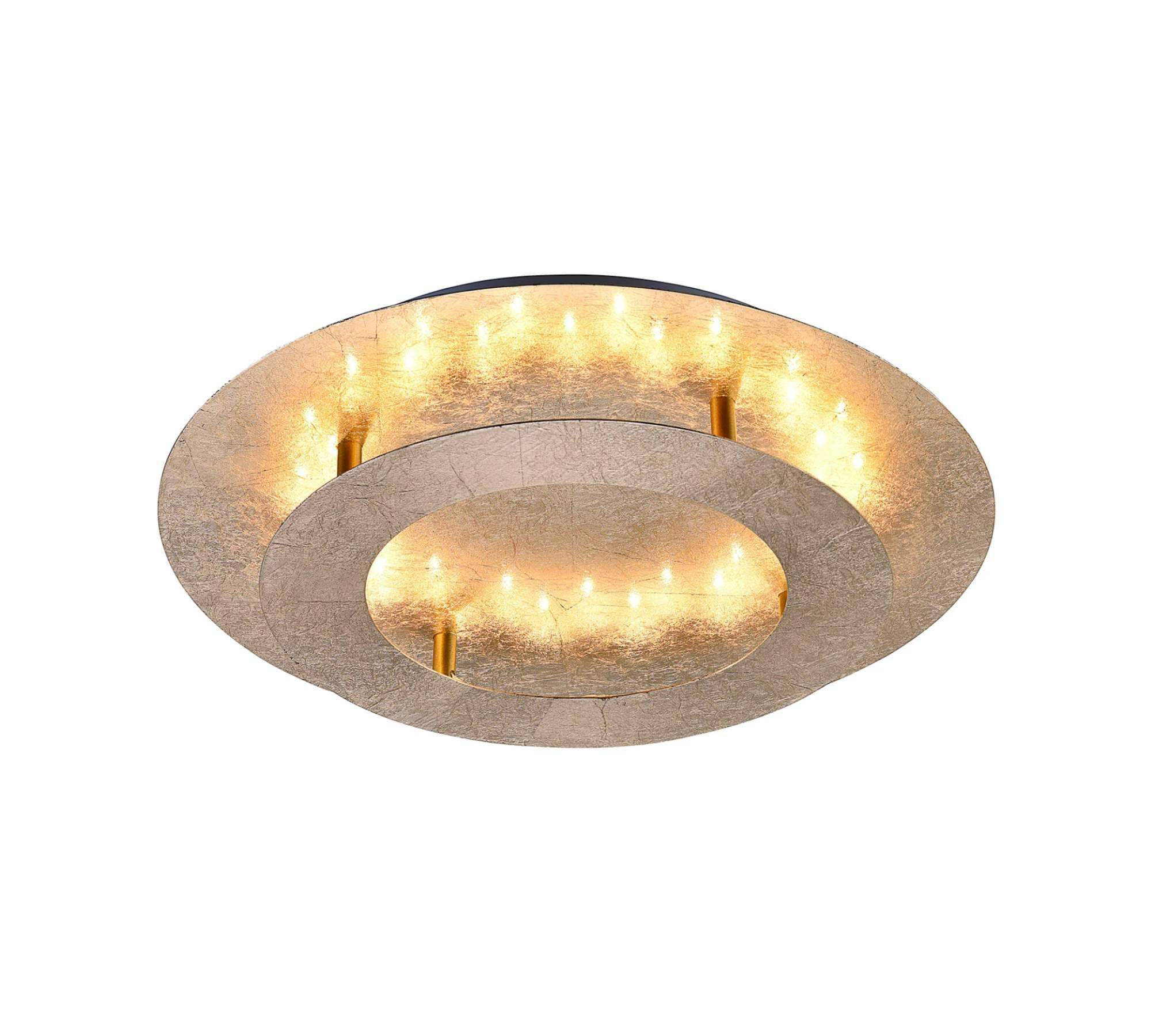 LED Deckenleuchte Metall Gold 1