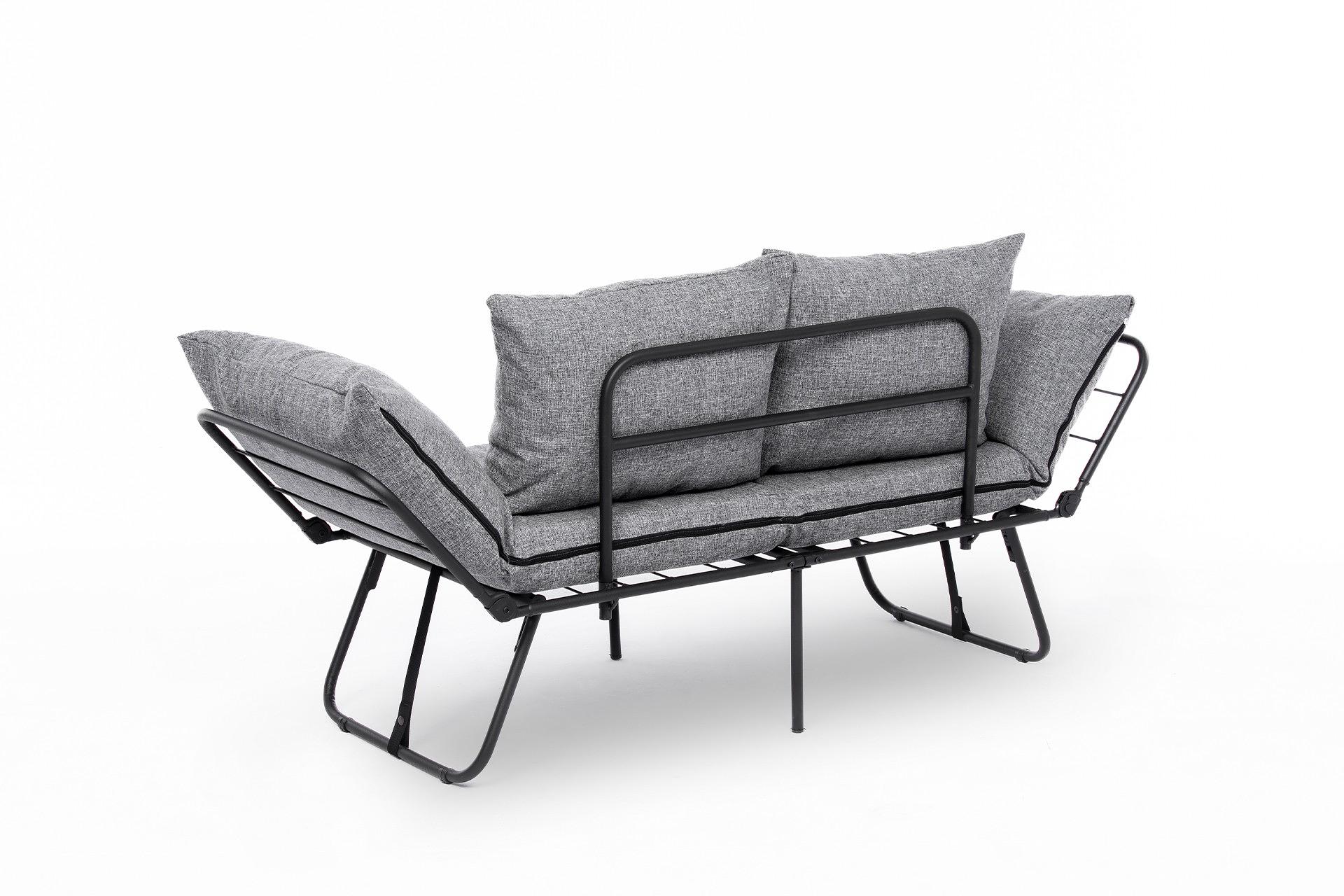 Viper Sofa 2-Sitzer Hellgrau 6