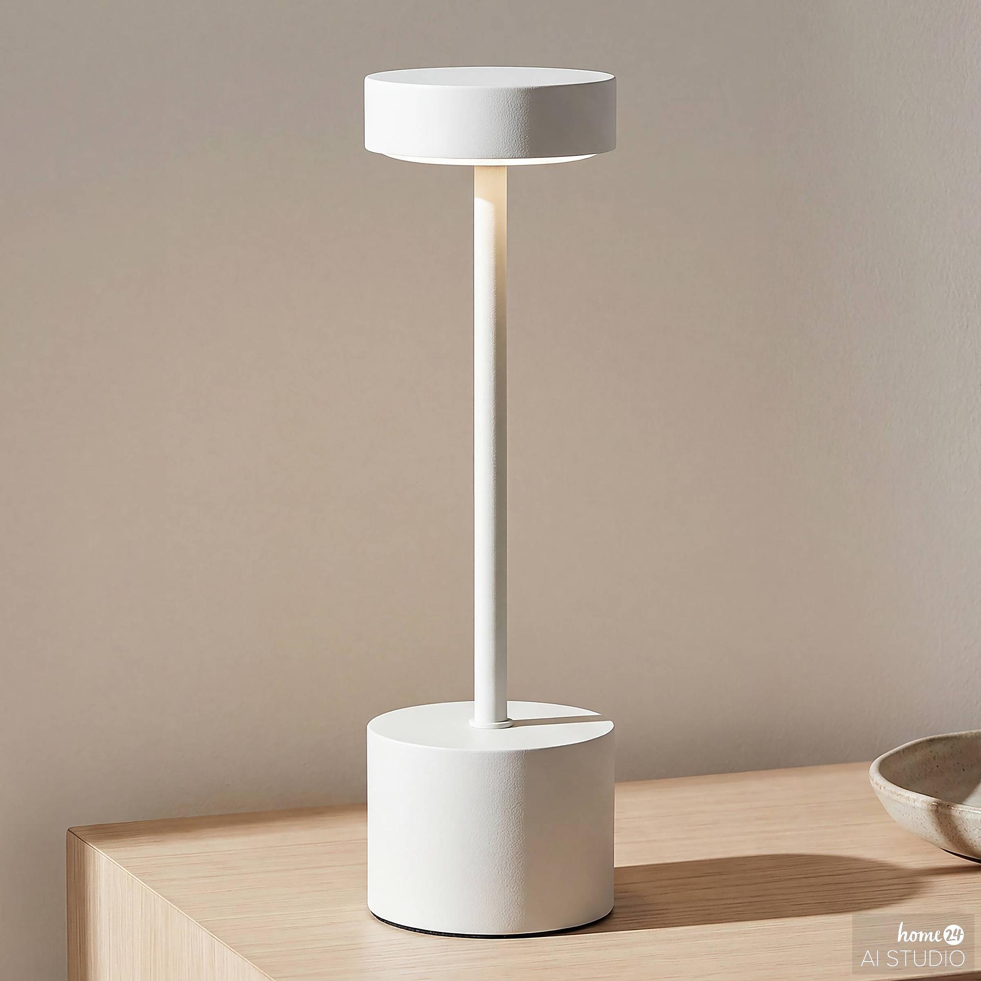 Lim Akku-Tischleuchte Eisen Beige 1
