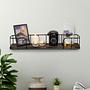 Syringa Wall Shelf Wood Veneer Black 2