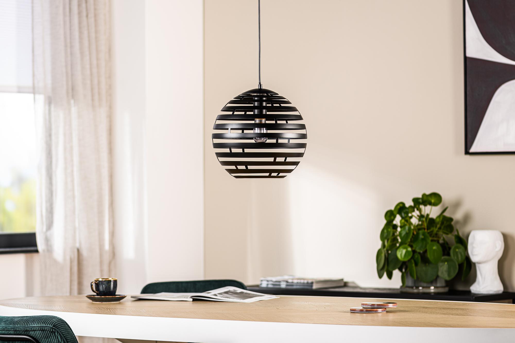 Pendant lamp metal black 0