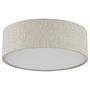 Aural Ceiling Light 1-bulb Linen Iron 2