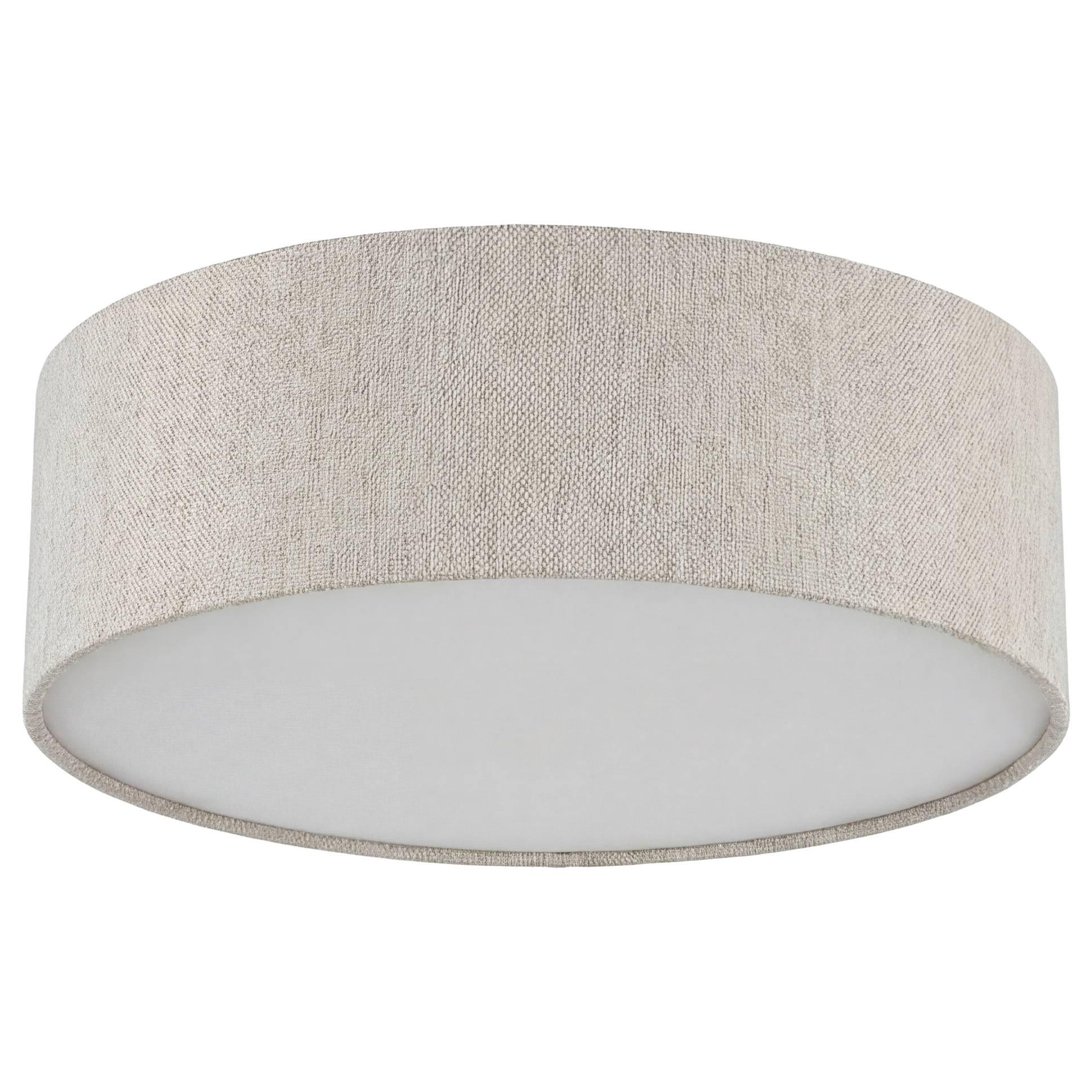 Aural Ceiling Light 1-bulb Linen Iron 2
