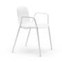 Dogo P Armchair Plastic Metal White 1