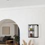 LED Ceiling Lamp Conivarena Aluminum Black 2