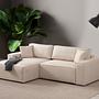 Pirlo Corner Sofa Left Ecru 1