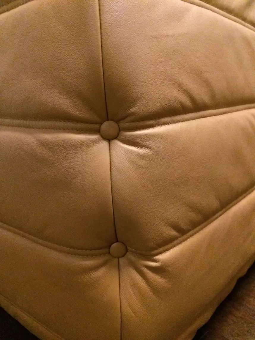 Togo Sessel Leder Beige 3