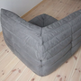 Togo Corner Sofa Textile Grey 5