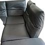 Ecksofa Leder Anthrazit 2