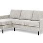 3-seater sofa CL L+R RIB Cream 1