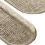 2x Tablett Aluminium Champagner 2