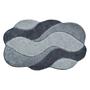 Badematte Carmen Grau 70 x 120 cm 0