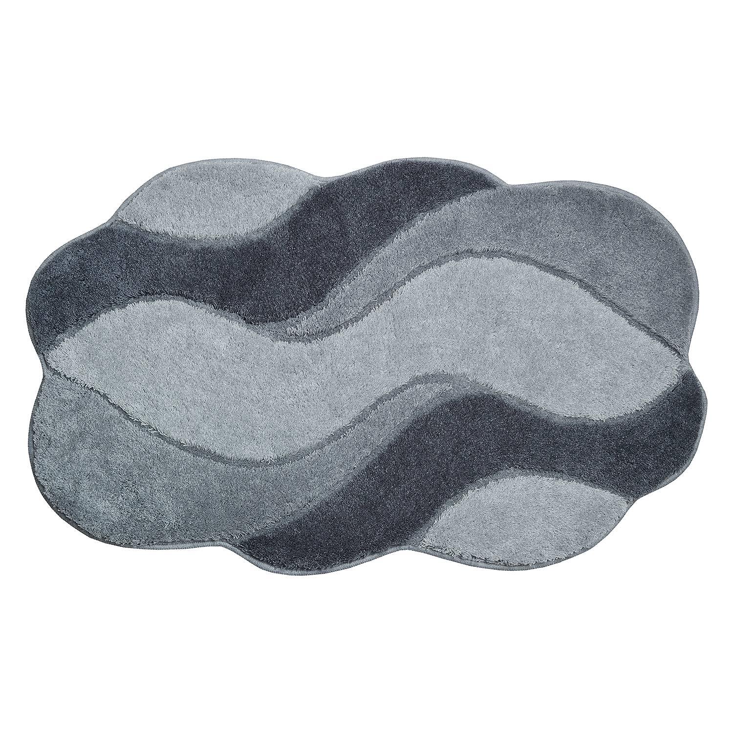 Badematte Carmen Grau 70 x 120 cm 0