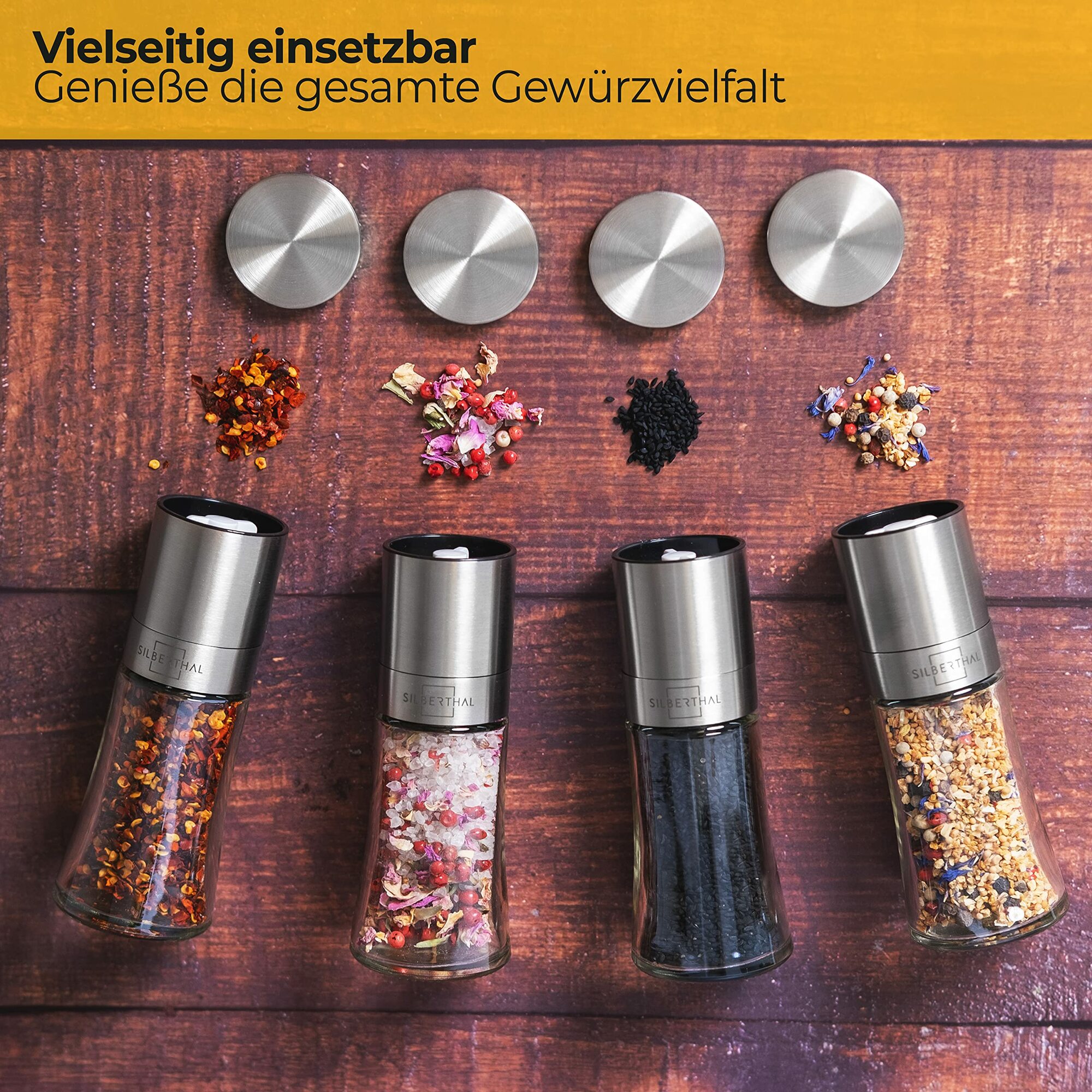 Salz und Pfeffermühle Set 3