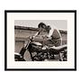 Steve McQueen Kunstdruck mit Rahmen Mehrfarbig 0