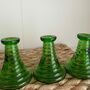 Blumenvase Glas Grün 2