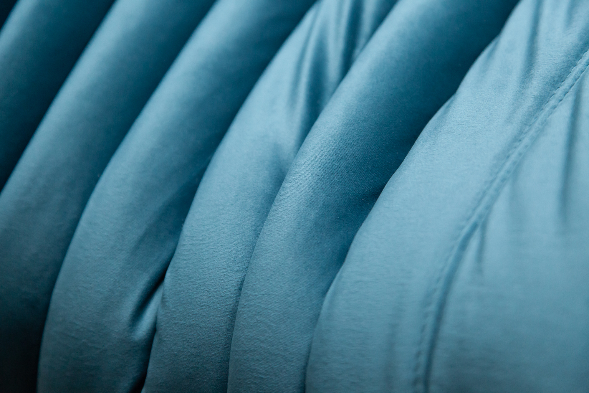 Togo Divano 3 posti Velluto Blu mare 7