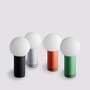 Turn On LED Tischleuchte Aluminium Opalglas Silber 4