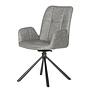 Swiveling Armchair Sainga Faux Leather Iron 0