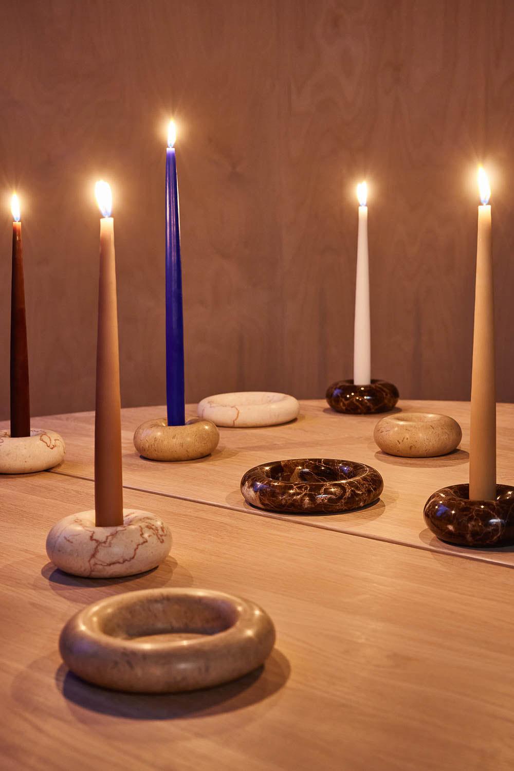Savi Kerzenständer Klein Marmor 3