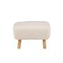 Salina Pouf/Ottoman Bouclé Whitewash/White 0