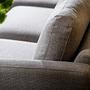 Sofa 3-Sitzer Chaiselongue Links Rechts Woven Grau 11