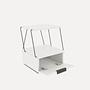 Tekoba Nightstand Wood Veneer White 3
