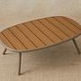 Margalida Gartentisch Kunststoff Creme 4