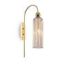 Antic Wandleuchte Farbglas Metall 1-flammig 2