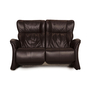 Sofa 2-Sitzer Soft Leder Dunkelbraun 0