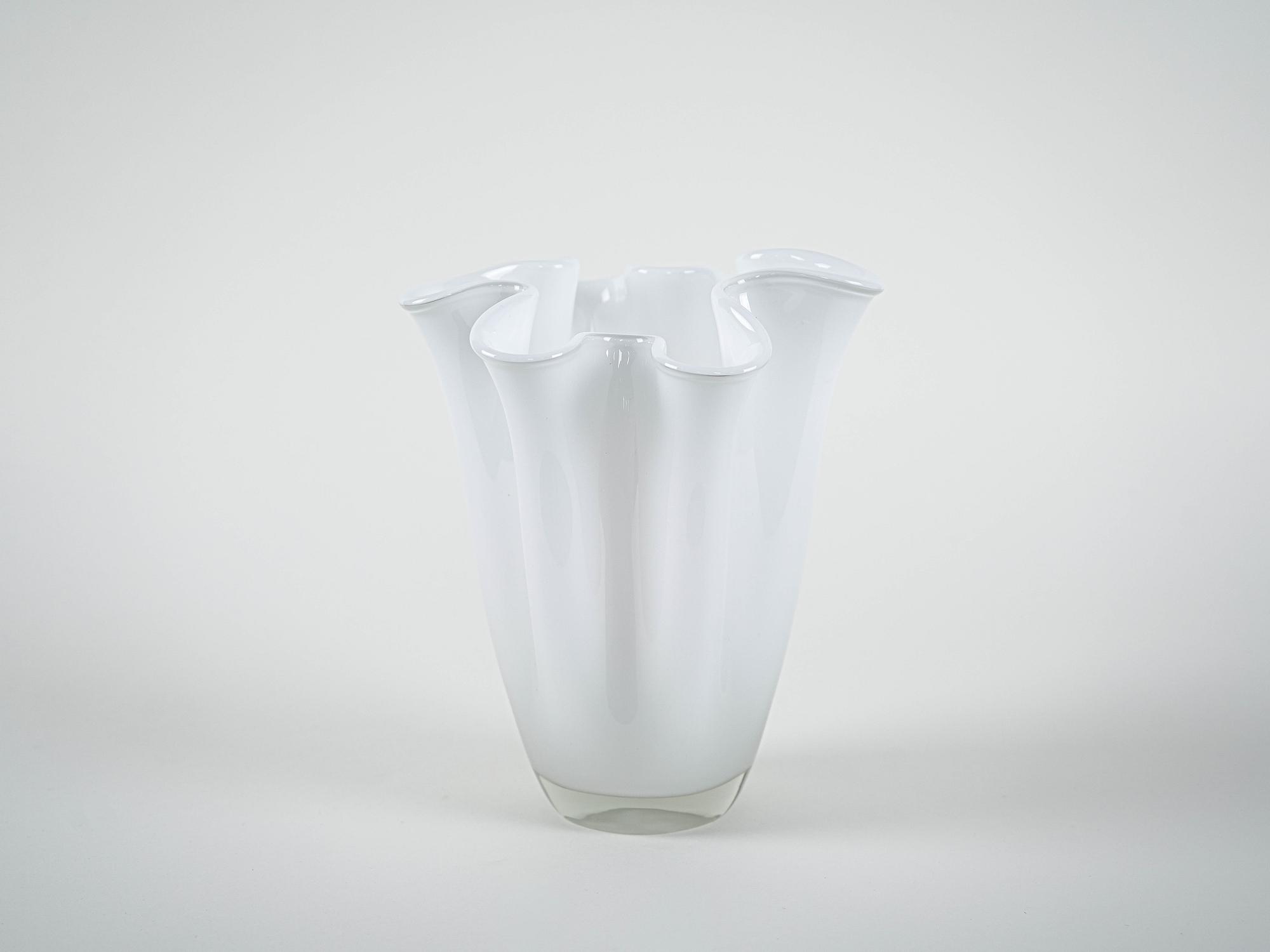 Glass vase 1970s 3