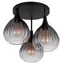 Ceiling light Olsen Type A Smoked Glass Black 3