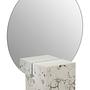 Mimo Round Mirror White 2