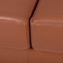 Portobello Sofa 3-Sitzer Saddle-Leder Metall Cognac 5