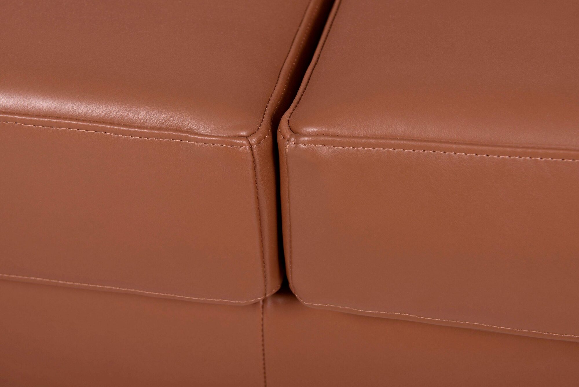 Portobello Sofa 3-Sitzer Saddle-Leder Metall Cognac 5