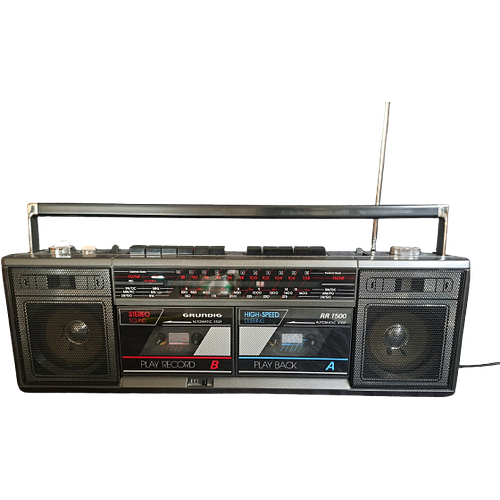 Vintage Radio Grundig Rr-1500 Schwarz 0