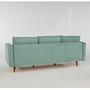 Sofia Sofa 3-Sitzer Holz Grün 3