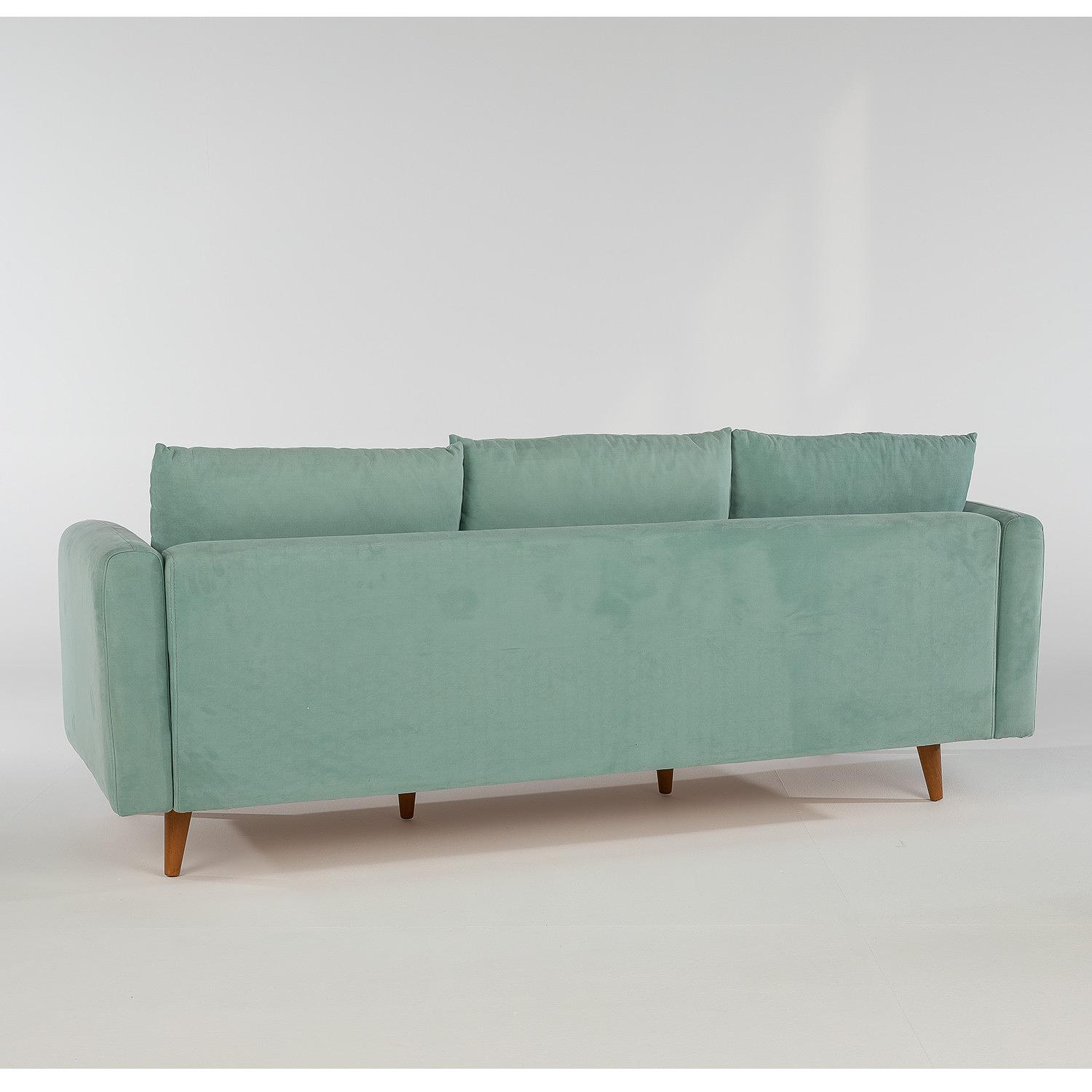 Sofia Sofa 3-Sitzer Holz Grün 3