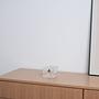 Crystal box lead glass transparent 1970s 7