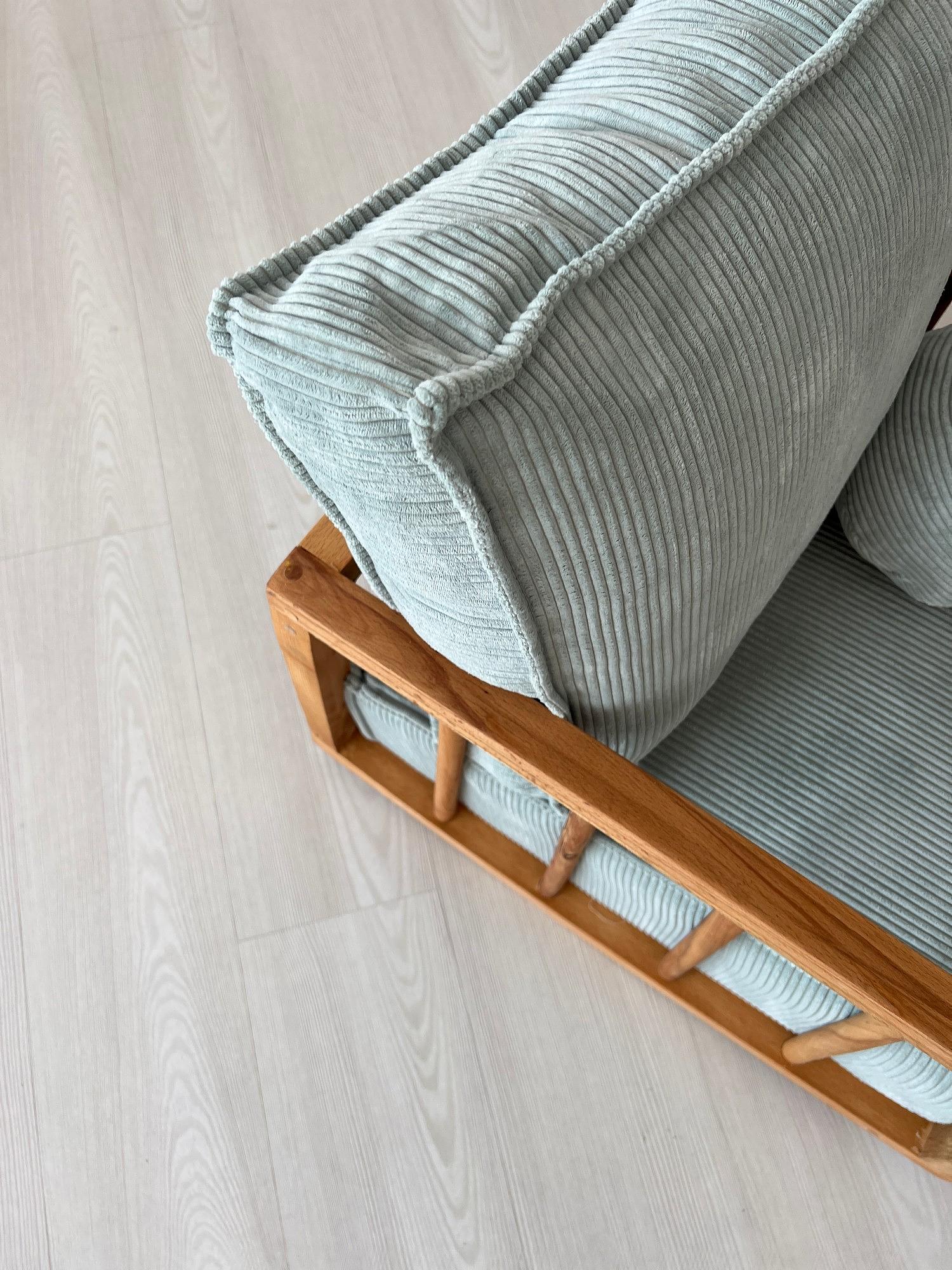 Sallanan Ohrensessel Blau 2