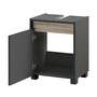 Waschbeckenunterschrank Holz Anthrazit 2