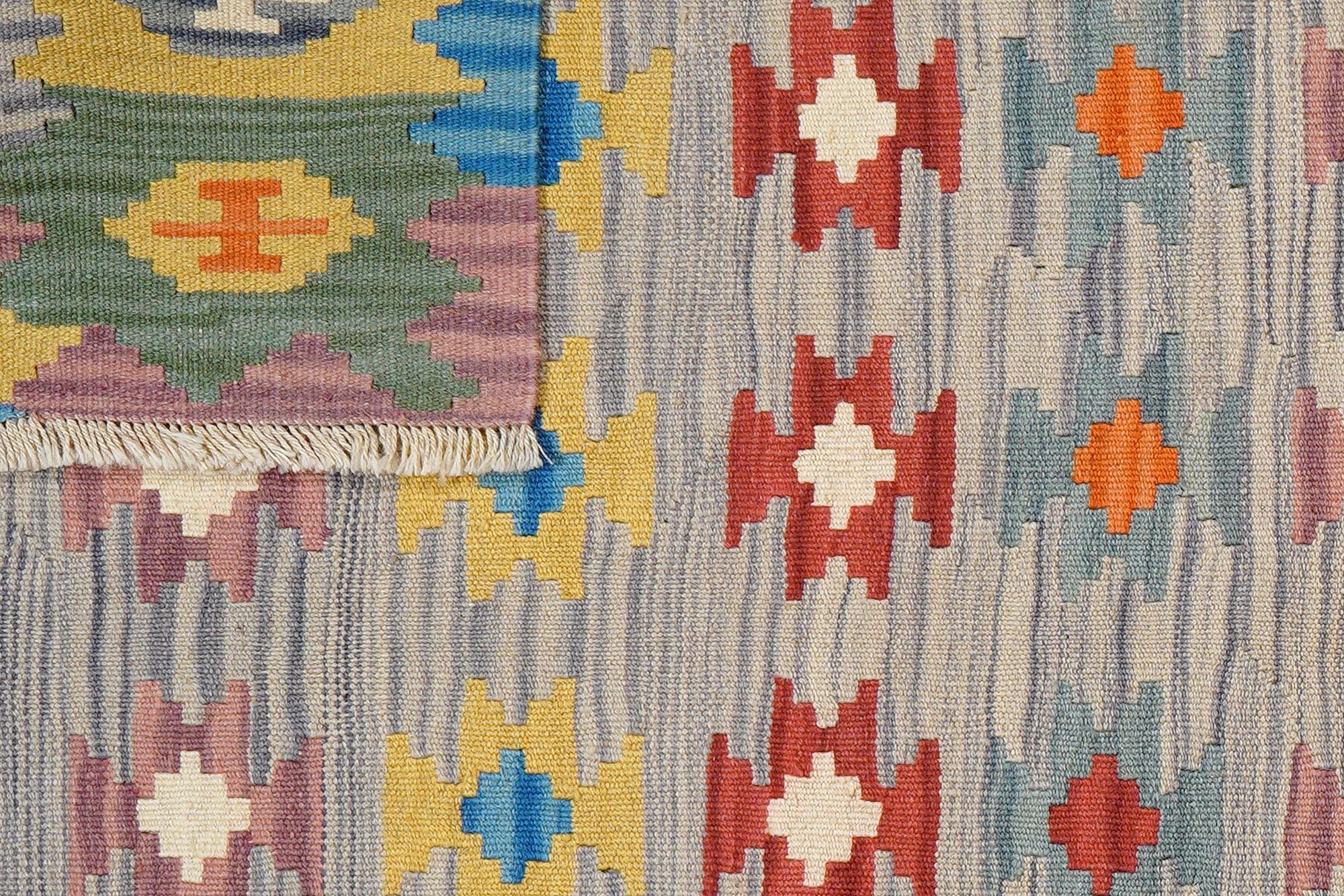 Kilim Gashgai Teppich Mehrfarbig 4