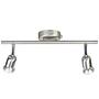 Avenue 2-Rail Spotlight Brushed Steel 0