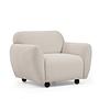 Eddy Armchair Velvet Cream 0