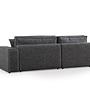 Pirlo Corner Sofa Left Dark Grey 7