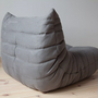 Togo Poltrona Tessuto Grigio 4