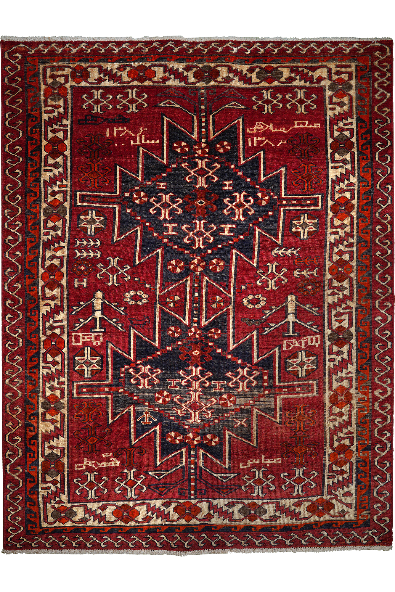 Heritage Varshan Teppich Wolle Rot 0